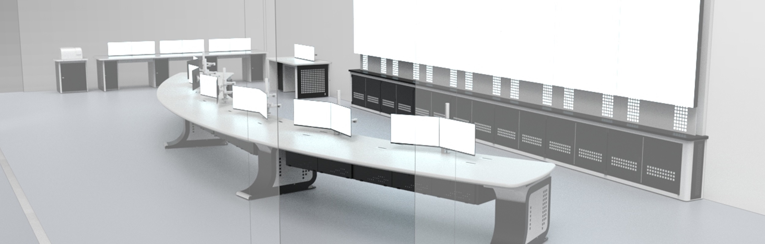 Industrial control room monitoring